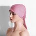 Muslim Headscarf - Curved Two-Tail Design, Solid Color, Lightweight & Comfortable (Breathable Fabric, Adjustable Fit, Perfect For Daily Wear)_viptrois.com
