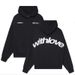 Pure European American Cross-Border Men's Women's Fleece-Lined Autumn And Winter New Loose Letter Casual Fashion Sports_viptrois.com