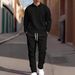 "Men's Textured Knit Sweater & Casual Jogger Set - European Minimalist Autumn Style (S-3XL)"_viptrois.com