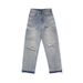 Men's Clothing Cleanfit Versatile Basic Washed Hem Damaged Worn Out Casual Straight Ripped Jeans Men_viptrois.com