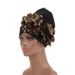 special supply of space layer side satin two sequins large flowers African hat Muslim hat Baotou hat_viptrois.com
