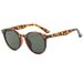 Men's Sunglasses Rice Nail Round Frame Sunglasses For Women High End Retro Fashion Versatile Sunglasses Simple Face Small Anti Blue Light Flat Glasses_viptrois.com