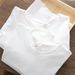Men's T-Shirt Summer Cotton Tops Women Solid Color Blank T-Shirts Round Neck Short Sleeve Couple White Top Tees_viptrois.com