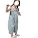 Korean Children's Clothing Children's Denim Overalls Spring And Summer Girls' Stylish Jumpsuits Boys' Handsome Loose Versatile Pants_viptrois.com