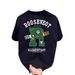 Men's Clothing 2025 New Fashion Men's Letter R Printed Casual Short Sleeve Tops Trendy All Match Round Neck Slim Fit Shirt_viptrois.com