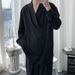 Men's Clothing Men's Long Sleeved Autumn Thin Drape Pullover Shirt Ins Trendy Loose And Handsome Tops_viptrois.com