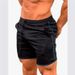 Men's Lightweight Sports Shorts For Running And Fitness Thin Training Pants Five Point Design For All Seasons_viptrois.com