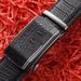 Leather belt men's automatic buckle high end letter crocodile pattern young people business casual pants belt_viptrois.com