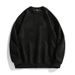 Monochrome Man- 400G Suede Solid Color Sweatshirt Men Spring New American Retro Pullover Couple Hoodie Available For Second Wear_viptrois.com