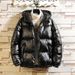New Hooded Down Cotton-padded Jacket, Thickened Winter Cotton-padded Jacket, Fashionable And Trendy Men's Warm Shiny Cotton-padded Jacket_viptrois.com