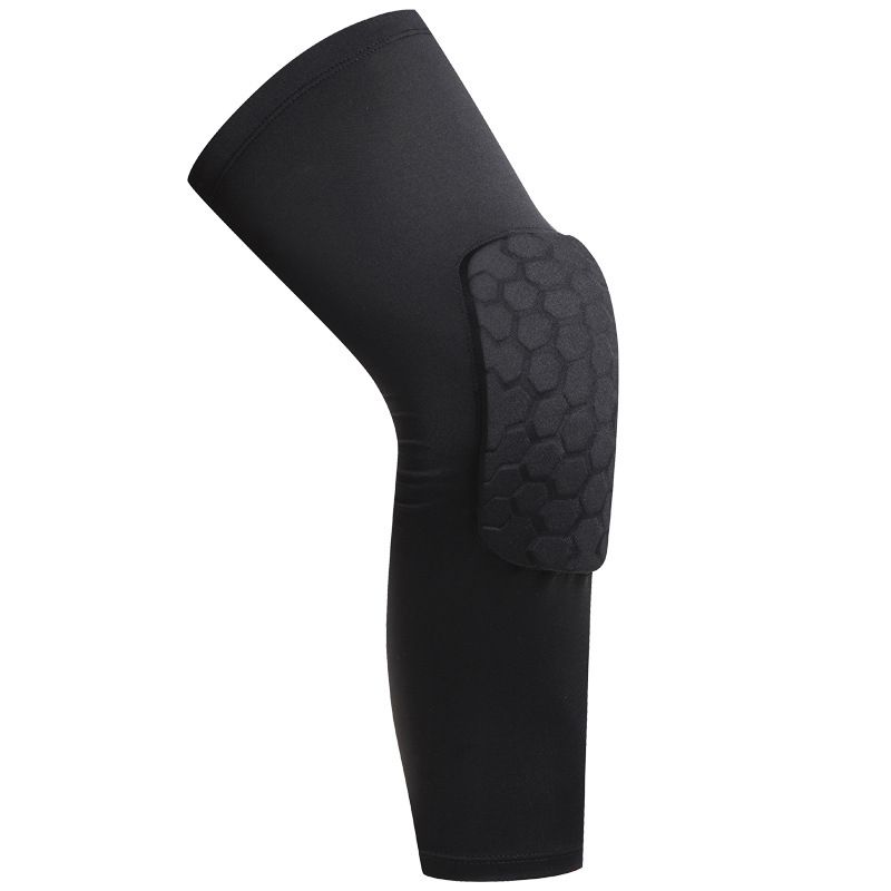 Men's basketball honeycomb anti-collision knee brace professional thin meniscus lengthened protective leg knee women sports brace equipment_viptrois.com
