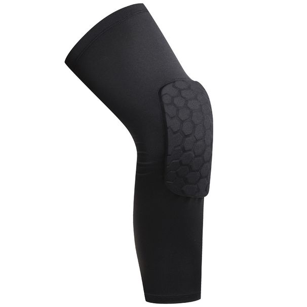 Men's basketball honeycomb anti-collision knee brace professional thin meniscus lengthened protective leg knee women sports brace equipment_viptrois.com