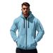 Men's Zip-Up Fleece Hoodie – Premium Poly-Cotton Blend Pullover For Casual & Streetwear (15 Colors, S-Xxxl)_viptrois.com