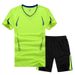 Men's Clothing Sports Casual Suit Summer Short Sleeved Quick Drying Clothes T Shirt Fitness Running Team Uniform_viptrois.com