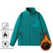 Loom Men's Fleece Autumn Winter Double-Sided Thickened Stand Collar Sweatshirt Windproof Warm Loose High-End Feel Jacket_viptrois.com