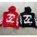 Gothic Streetwear Hoodie – 3D Pistol Print Pullover Sweatshirt (Oversized Fit, Black/Red, S-5XL)_viptrois.com