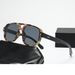 Unisex Square Fashion Twin-beam Sunglasses For Men Cross-border Retro Casual Driving Business Trend Sunglasses_viptrois.com
