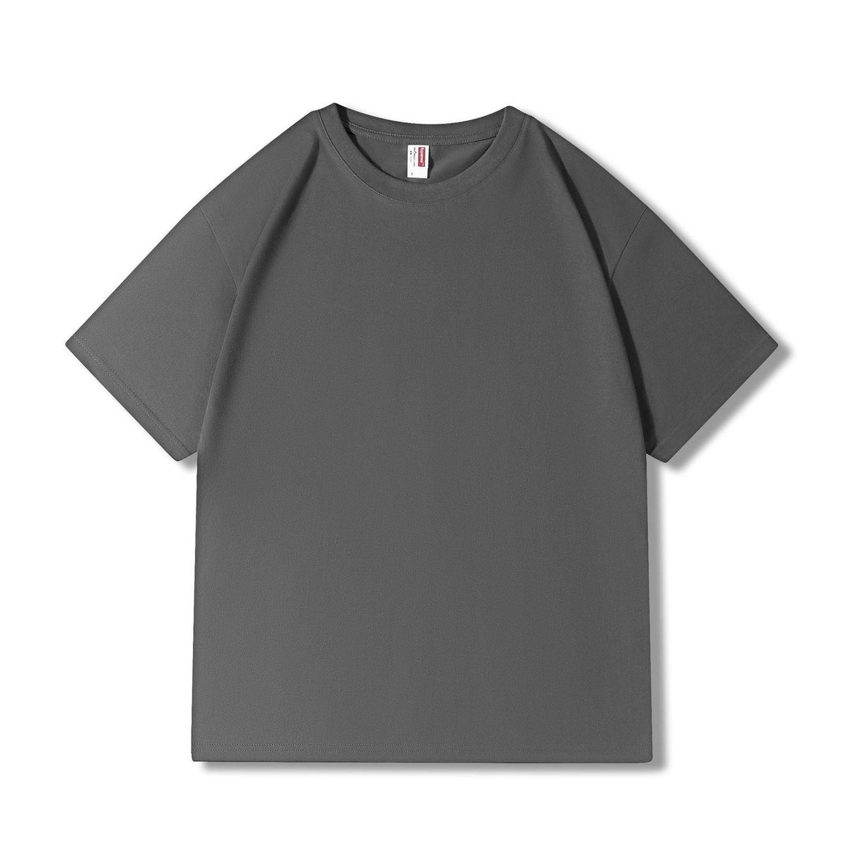 New 210g Combed Pure Cotton Loose Short-sleeved T-shirt For Summer 2025_viptrois.com