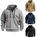 Spring And Autumn Men's Hoodie, Zippered Multi-pocket Long-sleeved Pullover, Sporty Casual Jacket_viptrois.com