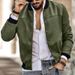 Vintage Suede Stand Collar Button-Up Jacket For Men - Casual Retro Style Coat (Multiple Colors & Sizes)_viptrois.com