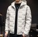 Cotton-padded Men's Autumn Men's Hooded Youth Korean Version Of Casual Men's Cotton-padded Jacket Men's Cotton-padded Clothes_viptrois.com