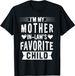 100% Algodón Soy El Hijo Favorito De Mi Suegra Camiseta Divertida Padres Hombres Camisetas Gráficas Para Mujeres_viptrois.com