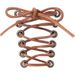 Shoe Accessories toe shoes, precious leather sailboat leather shoes with laces, Martin boots, military boots, black and white color casual shoelaces_viptrois.com