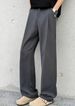 Men's Clothing Curved Blade Pants Men's Long Pants Breathable Skin Friendly Slimming Elastic Waist Plus Size Black Casual Pants_viptrois.com