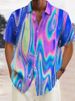 Men's Clothing 25 New Short Sleeved Shirt Cross Border Foreign Trade 3D Digital Printing Trendy Casual Factory Direct Sales Summer_viptrois.com