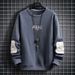 Men's Clothing Spring And Autumn Long Sleeve T Shirt Men's Youth Bottoming Shirt Top Clothes Trendy Ins Sweatshirt Men's Clothing_viptrois.com