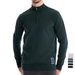 Pure Cotton Sweater Men's Stand-up Collar Half-zipper Slim-fitting Men's Knitted Sweater Top_viptrois.com