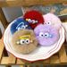 Bag Charm Ugly Cute Little Coal Ball Keychain Cute Cartoon Plush Doll Student Bag Pendant Car Key Chain Accessories Gift_viptrois.com