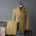Men's clothing double breasted suit suit wedding groom suit jacket_viptrois.com