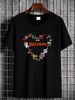 Classic Men's Cotton T-shirt Rock Tee Ritchie Blackmore Rainbow Album Graphic Homme Summer Comfortable Unisex Stretched Streetwear Stylish_viptrois.com