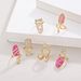 Women Luxury Fingernails Ring Fashion Bowknot Knuckle Nail Ring Decoration Tip Nail Art Charm Crown Flower Crystal Rhinestone Finger Nail_viptrois.com