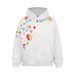 American High Street Hand-painted Graffiti Print Hooded Unisex Autumn Winter Vibe Trend Pullover Loose Fit Sweatshirt_viptrois.com