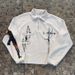 Unisex Oversized Streetwear Hoodie With Gun & Lettering Print – Zip-Up Long Sleeve Pullover (White) | S-Xxl | Urban Fashion_viptrois.com