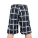 Men's Quick-Drying Loose Large Size Beach Pants Seaside Vacation Grid Five-Point Shorts_viptrois.com