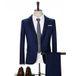 Men's Clothing Men's Suits Four Seasons New Business Professional Formal Wear Groom Best Man Solid Color Two Piece Suit For Men_viptrois.com