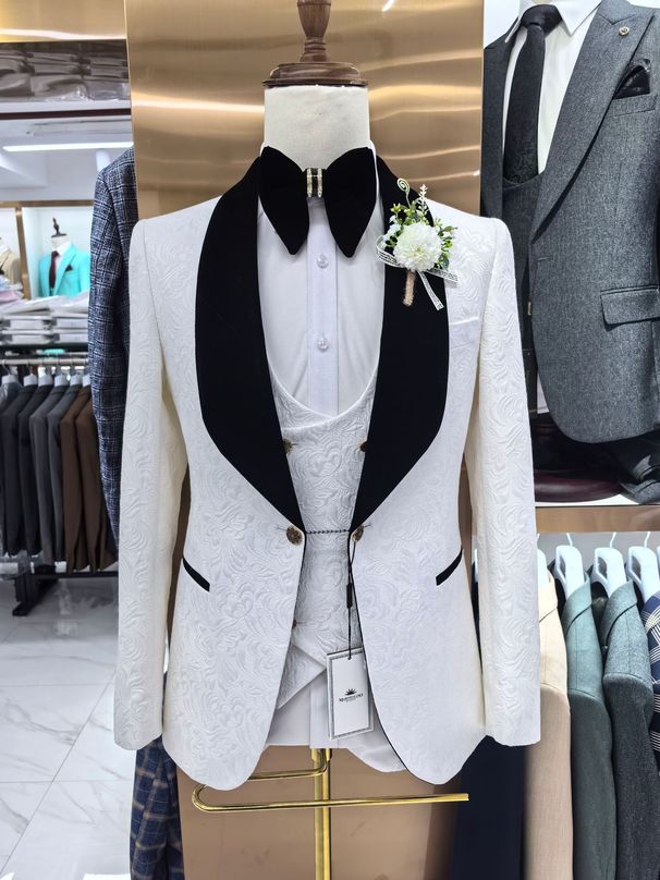 Men's Clothing suit boutique cross border foreign trade men's wedding casual host suit 3 piece suit 3piss_viptrois.com