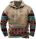 3D-Printed Hooded Hoodie For Men, With A Rope And Pockets_viptrois.com