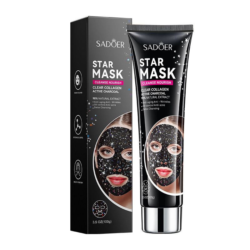 Mask SADOER Starry Sky Whitening Cleansing Tear Mask, Efficient Blackhead Removal Hydration And Rejuvenation, Soothing Repair Tearing And Pulling_viptrois.com