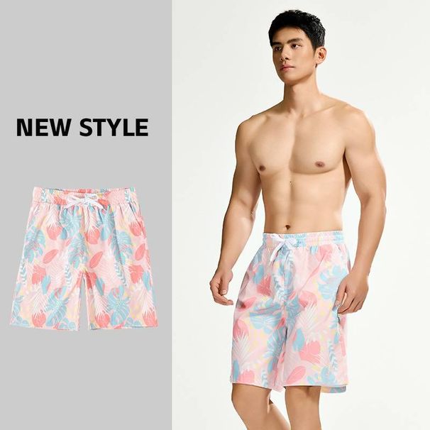 Men's Clothing Swimming Trunks Beach Pants Quick Drying Surfing Trunks Anti Embarrassment Swimming Trunks Hot Spring Swimming Equipment Men's Swimsuit_viptrois.com