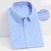 Men's Clothing Premium Ammonia-Free Iron Cotton Dress Shirt – Wrinkle-Resistant Business Casual Short Sleeve (80s Combed Cotton & Breathable)_viptrois.com