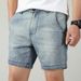 Men's Clothing 2024 New Denim Shorts Men's Summer Workwear Shorts Washed Old Straight Three Quarter Pants Men Manufacturers Wholesale_viptrois.com