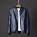 Men's Clothing Winter Casual Motorcycle Leather Jacket, Velvet Men's Jacket, Men's Pu Leather Jacket_viptrois.com