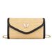 Women's Bags Simple Straw Bag Small Bag Wholesale Casual Small Square Bag Girls All Match Chain Bag Niche Bag_viptrois.com