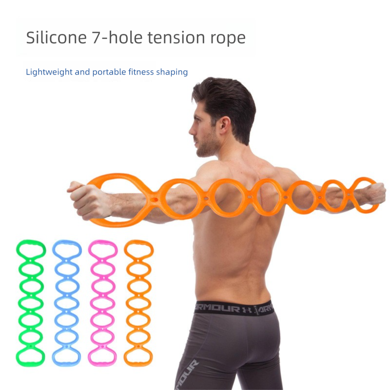 Jelly For Men And Women Yoga Fitness Elastic Soft Silicone Resistance Bands_viptrois.com
