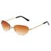 Y2K Oval Sunglasses – Frameless Millennial Retro Glasses For Women & Men (Internet Celebrity Style)_viptrois.com