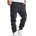 Men's Retro Loose-Fit Sweatpants – Straight-Leg Casual Pants With Relaxed Silhouette (S-3XL, Black/Dark Gray/Light Gray/Apricot/Camel/Royal Blue_viptrois.com
